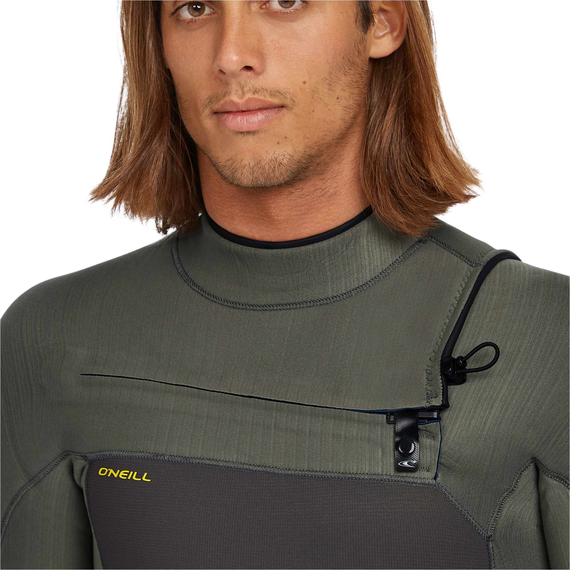 2025 O'Neill Mens Hyperfreak 3/2+mm Chest Zip Wetsuit 5343 - Arabica / Chimera